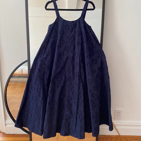 Co Collection Navy Blue Cotton Maxi Tent Dress - Picture 1 of 8